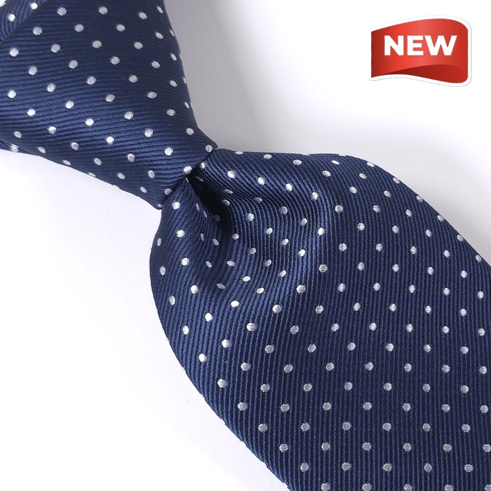 NWT ▪️ CLUB ROOM  Men's Necktie, Blue Grenadine Pattern. REGULAR PRICE $55